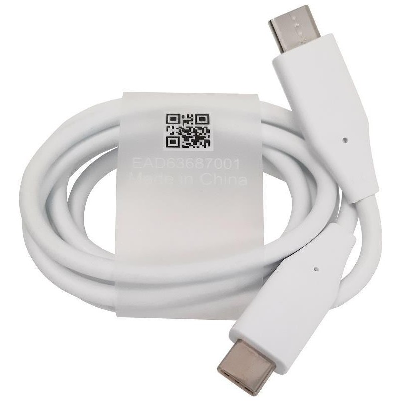 LG EAD63687001 Cavo da USB-C 3.1 (Type-C) a USB-C 3.1 bianco sfuso (E