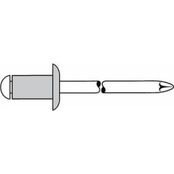 Rivetti ciechi GESIPA 30x80 alluminio/acciaio standard (1433470)