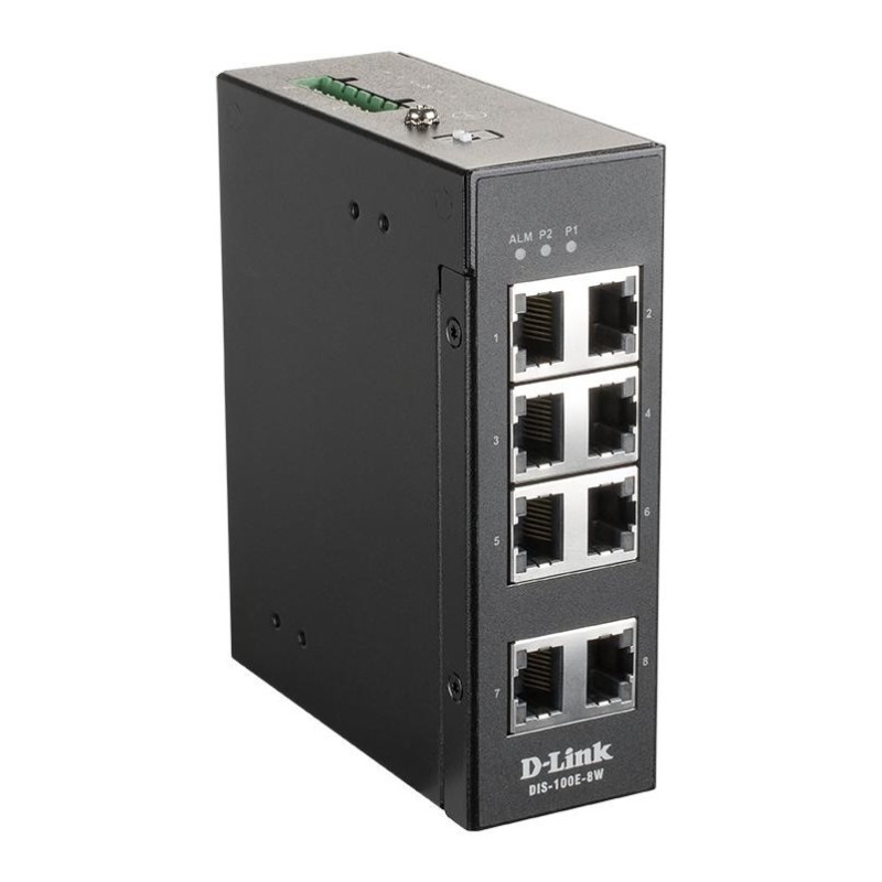 D-Link DIS-100E-8W switch di rete Non gestito L2 Fast Ethernet (10/10