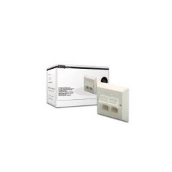 DIGITUS Professional DN-93805 - Piastra a muro - bianco RAL 9010 - 2 