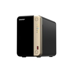 QNAP TS-264 NAS Tower Collegamento ethernet LAN Nero Oro N5095