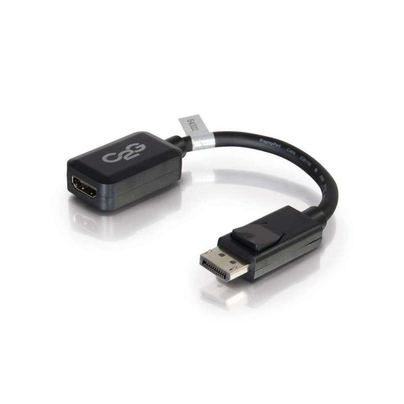 C2G 20cm DisplayPort M / HDMI F 02 m Nero