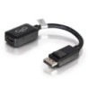 C2G 20cm DisplayPort M / HDMI F 02 m Nero