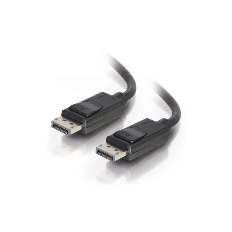 C2G 5m DisplayPort Cable with Latches 4K - 8K UHD M/M - Black Nero