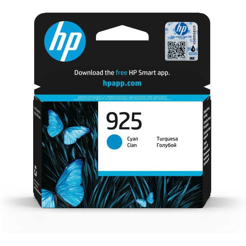 HP 925 Cyan Original Ink Cartridge