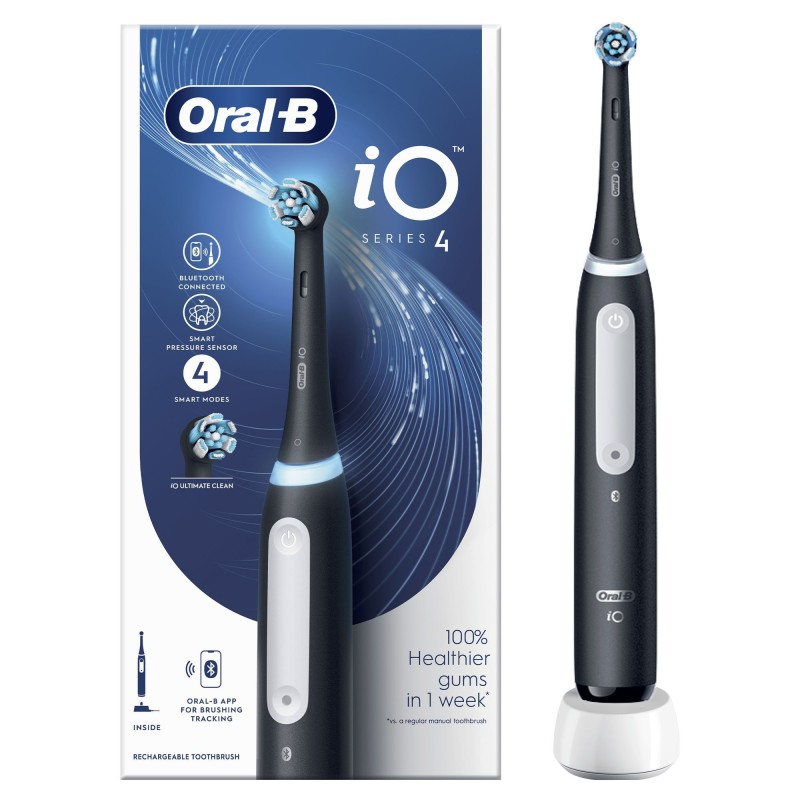 Oral-B iO Series 4 Adulto Spazzolino a vibrazione Nero