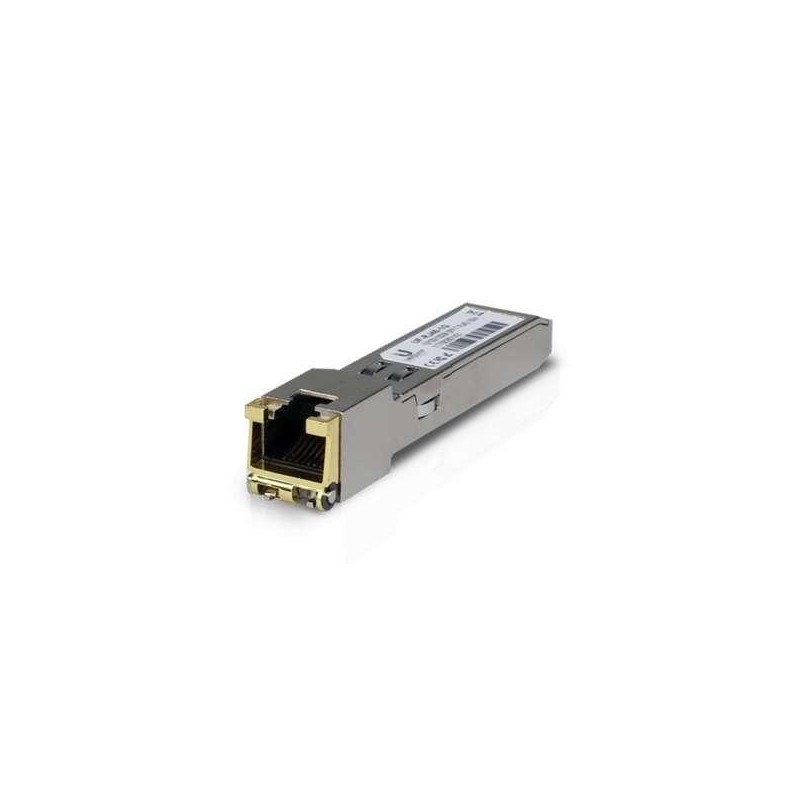 Modulo Tran Fibra Ottica Ubiquiti RJ45 Rame 1000 Mbps