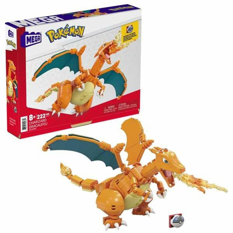 Set di Costruzioni Pokmon Mega Charizard 222 Pezzi