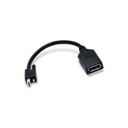 Matrox CAB-MDP-DPF cavo DisplayPort 0,2 m Mini DisplayPort Nero