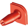 Gedore 108 UNI - - Manico salvamano in PVC per scalpello rosso 8658500