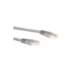 Cavo patch ACT grigio LSZH U/UTP CAT6 da 7 metri con connettori RJ45.