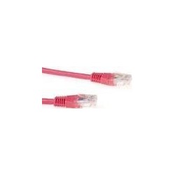 Cavo patch ACT rosso LSZH U/UTP CAT6 da 05 metri con connettori RJ45.