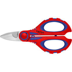 Forbici da elettricista KNIPEX con punta a crimpare (95 05 10 SB)