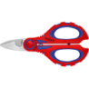 Forbici da elettricista KNIPEX con punta a crimpare (95 05 10 SB)