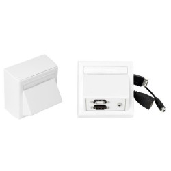 Wall HDMI USB + AUD 35mm