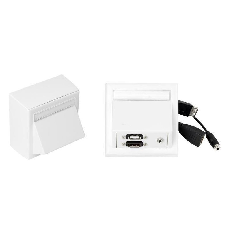 Wall HDMI USB + AUD 35mm