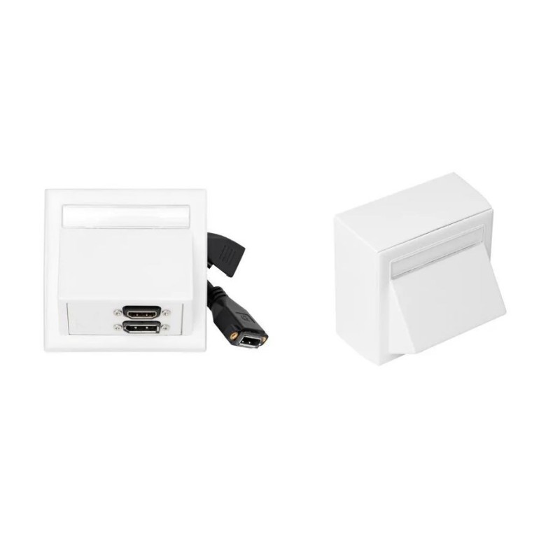 Wall box HDMI DisplayPort