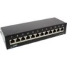 INLINE - Pannello patch - RJ-45 X 12 - Nero RAL 9005