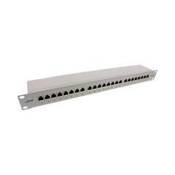 INLINE - Pannello patch - Montabile in rack - RJ-45 X 24 - Grigio chi