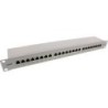 INLINE - Pannello patch - Montabile in rack - RJ-45 X 24 - Grigio chi