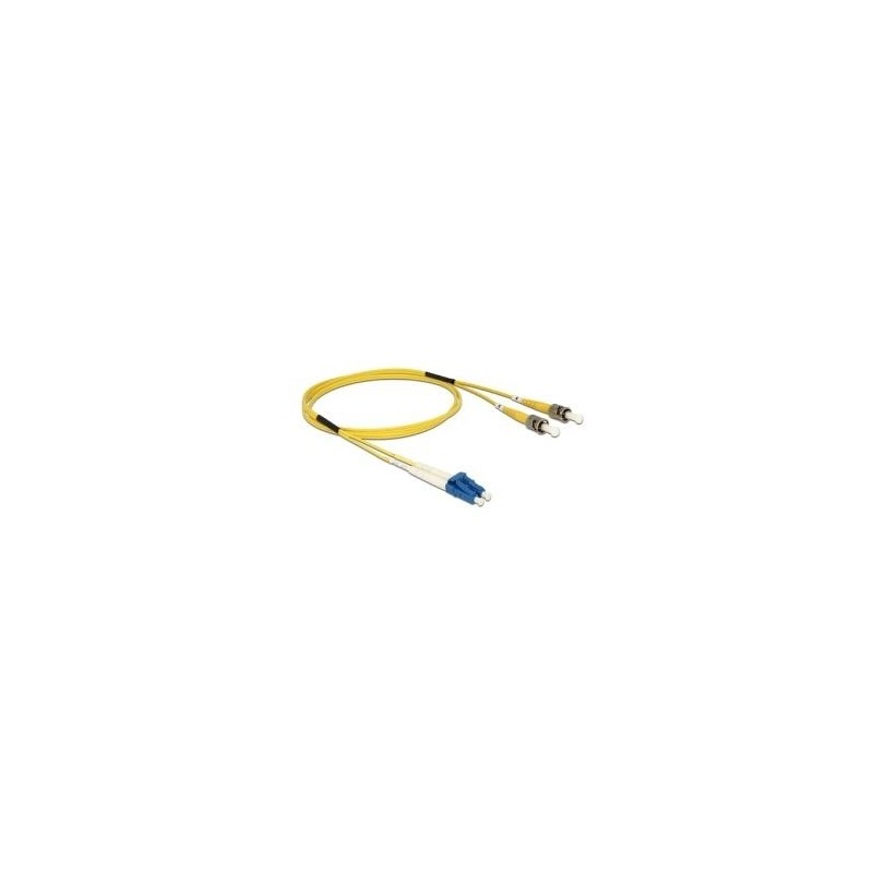 Delock Cavo in fibra ottica LC ST monomodale OS2 1 m