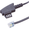 Cavo di collegamento Fax Basetech 1x Spina TAE-N - 1x Spina RJ11 6p4c