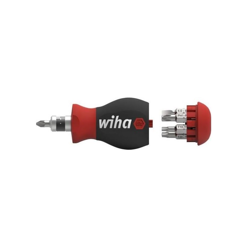 Cacciavite Wiha con caricatore inserti Stubby misto con 7 inserti dop