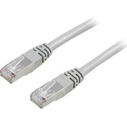 Deltaco FTP Cat6 - Cavo di rete grigio da 1 m (STP-61)