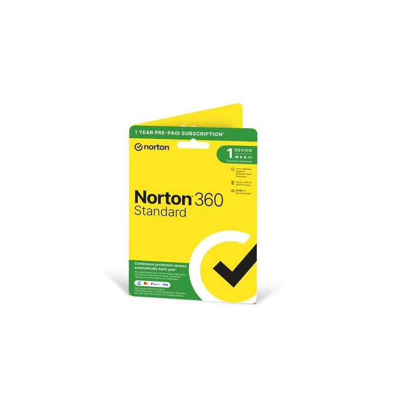 NortonLifeLock NORTON 360 STD- MARKS-ELEC Licenza completa 1 licenza/