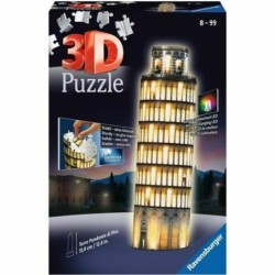 Puzzle 3D Ravensburger Tour De Pise Night Edition 216 Pezzi