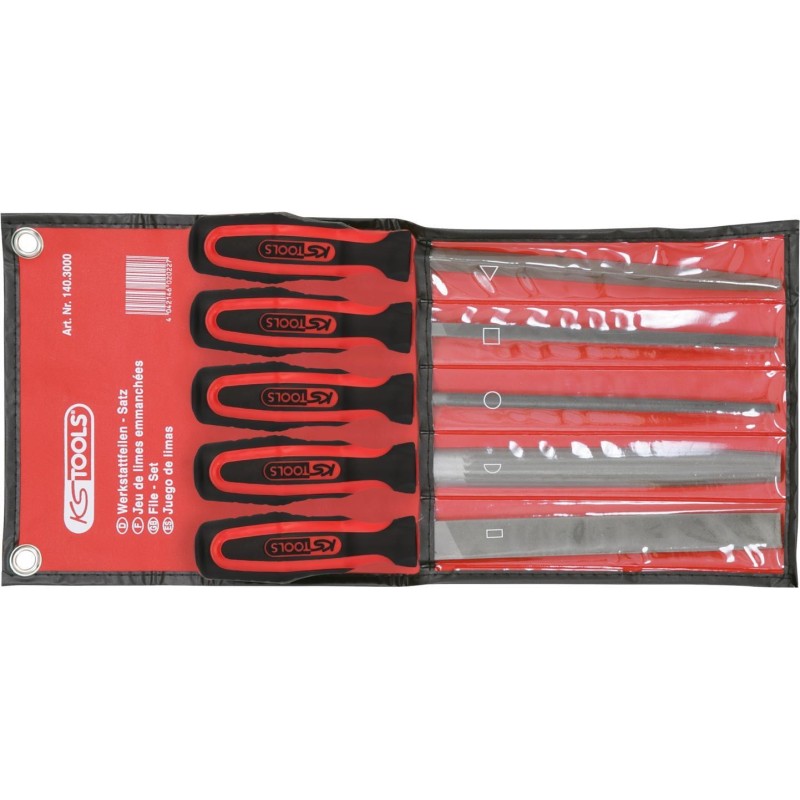 Set di lime da officina KS TOOLS 5 pezzi. (140.3000)