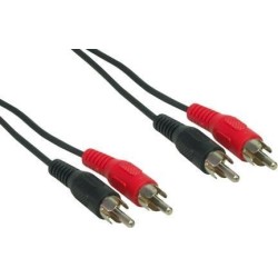 e+p B 33/5 5 m 2 x RCA 2 x RCA Cavo audio nero (B33/5)