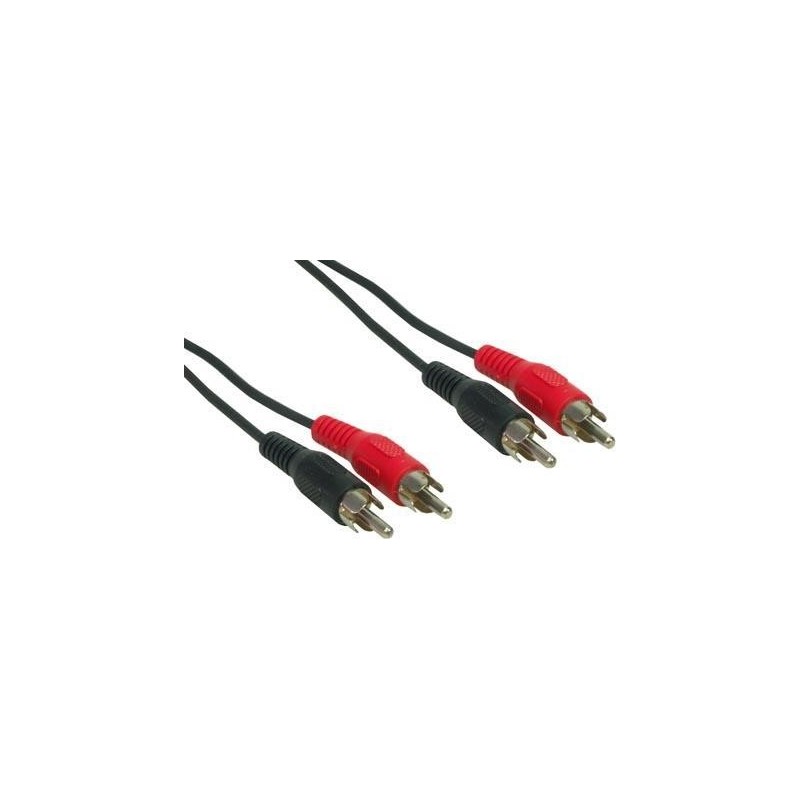 e+p B 33/5 5 m 2 x RCA 2 x RCA Cavo audio nero (B33/5)