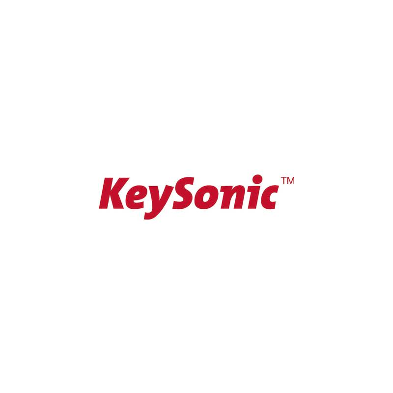 Keysonic KSK-3230&quot; (US) Tastiera USB con membrana in silicone nero, i