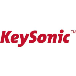 Keysonic KSK-5230&quot; (UK) Tastiera USB con membrana in silicone nero, i