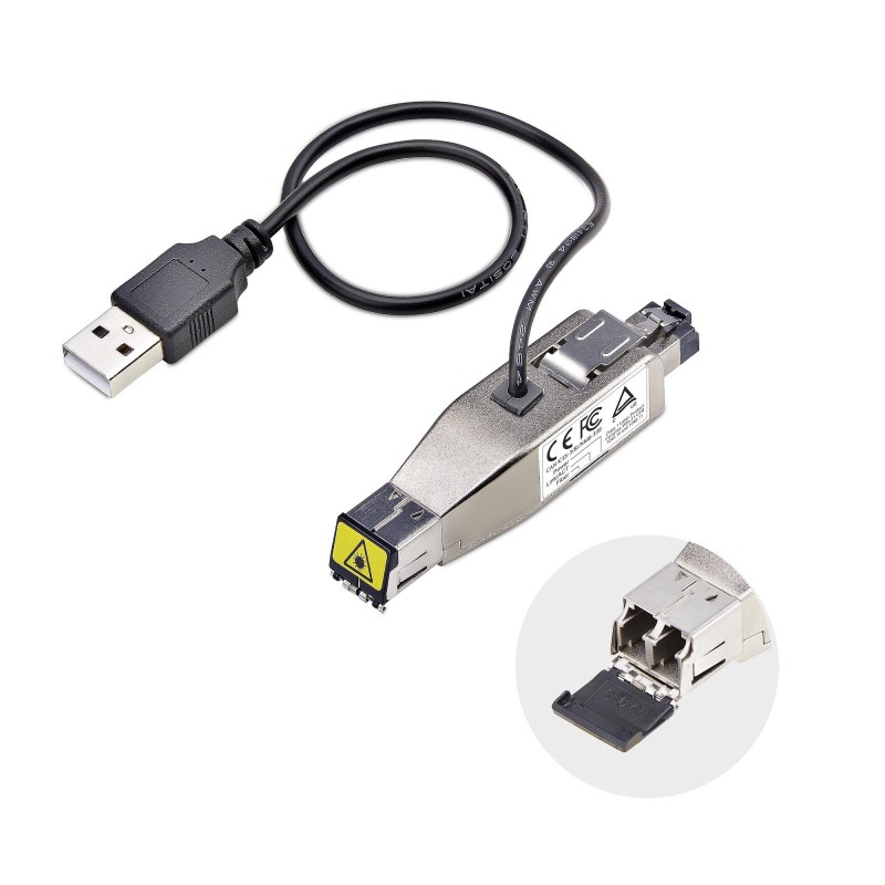 StarTech.com Dongle convertitore multimediale da fibra Gigabit a RJ45