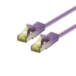 PATCH CABLE SFTP/AWG26/LSOH - 5M - CAT6A 500Mhz - VIOLET - Warranty: 