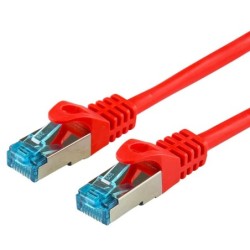 PATCH CABLE SF/UTP 10M - - CAT5E - RED - Warranty: 24M