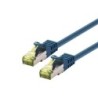 PATCH CABLE SFTP/AWG26/LSOH - 20M - CAT6A 500Mhz - BLUE - Warranty: 2