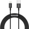 Baseus Superior Fast Charge USB-A to USB-C Cable 66W 2m - Black