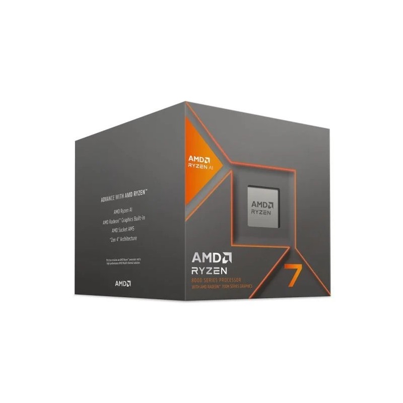 CPU AMD RYZEN7 8700G AM5 5.1GHZ 8CORE BOX 24MB 64BIT 65W