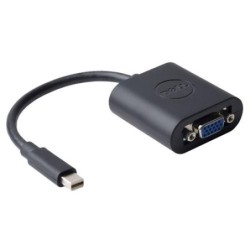 DELL 0.2m Mini DisplayPort/VGA VGA (D-Sub) Nero