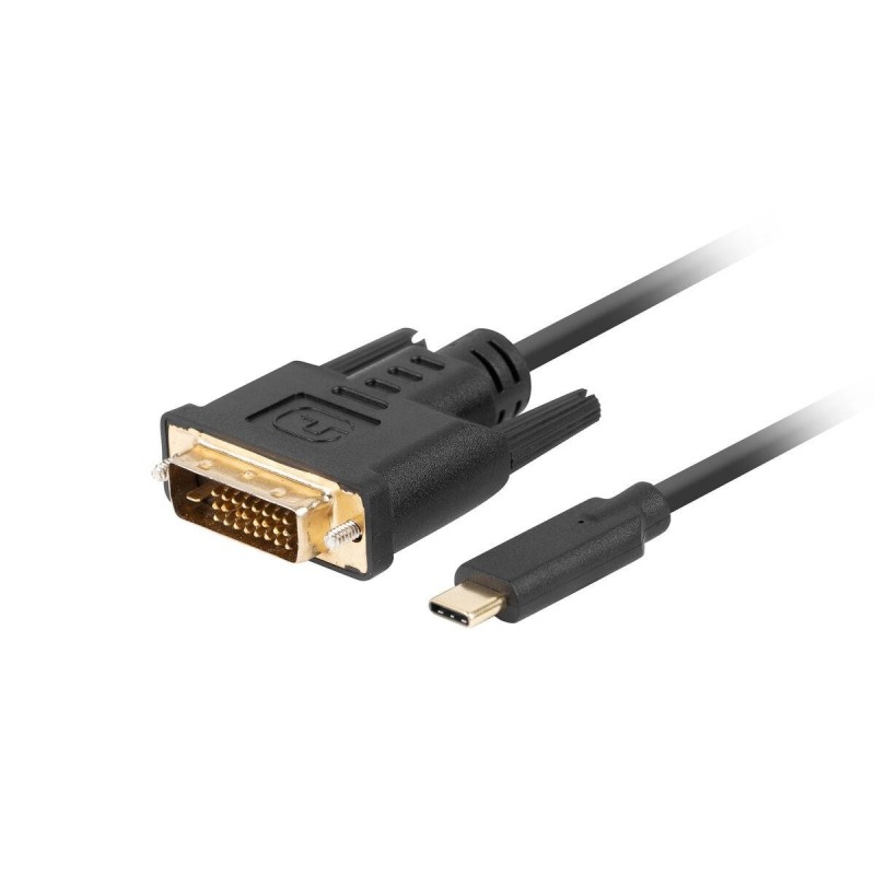 Adattatore Lanberg 24 pin USB-C han - 241 pin digitale DVI han 05 m a