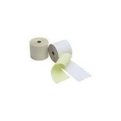 Rotoli per registratore di cassa Kores 2 veli bianco/giallo 76 mm x 2