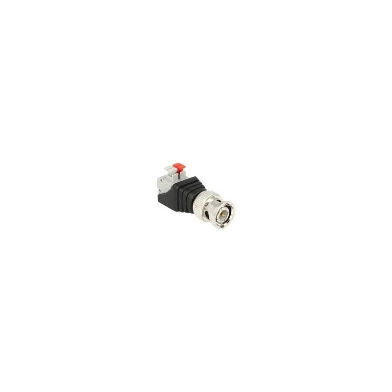 Delock Adattatore BNC maschio Morsettiera con pulsanti a 2 pin