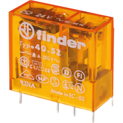 FINDER S.p.A. 40.52.8.230.5000 Rel&egrave; stampato 230 V/AC 8 A 2 contatti