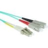 Cavo patch in fibra multimodale ACT 22 metri LSZH 50/125 OM3 duplex c