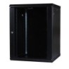 Lanview LVR242065 rack 27U Da parete Nero Flatpack 19 Wall Mounting