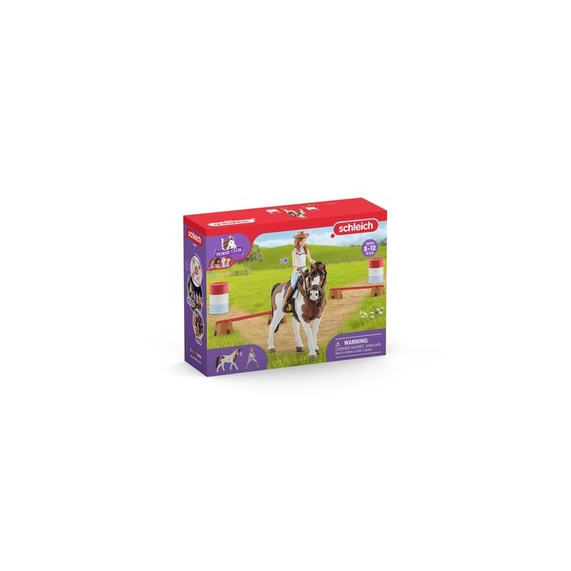 schleich HORSE CLUB Hannahs Western riding set