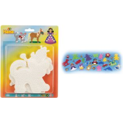 Tavole forate Hama &quot;Princess Horse Cat&quot; in blister per perline midi t